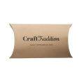 Custom printed private brand name wedding party gift packaging small pillow box